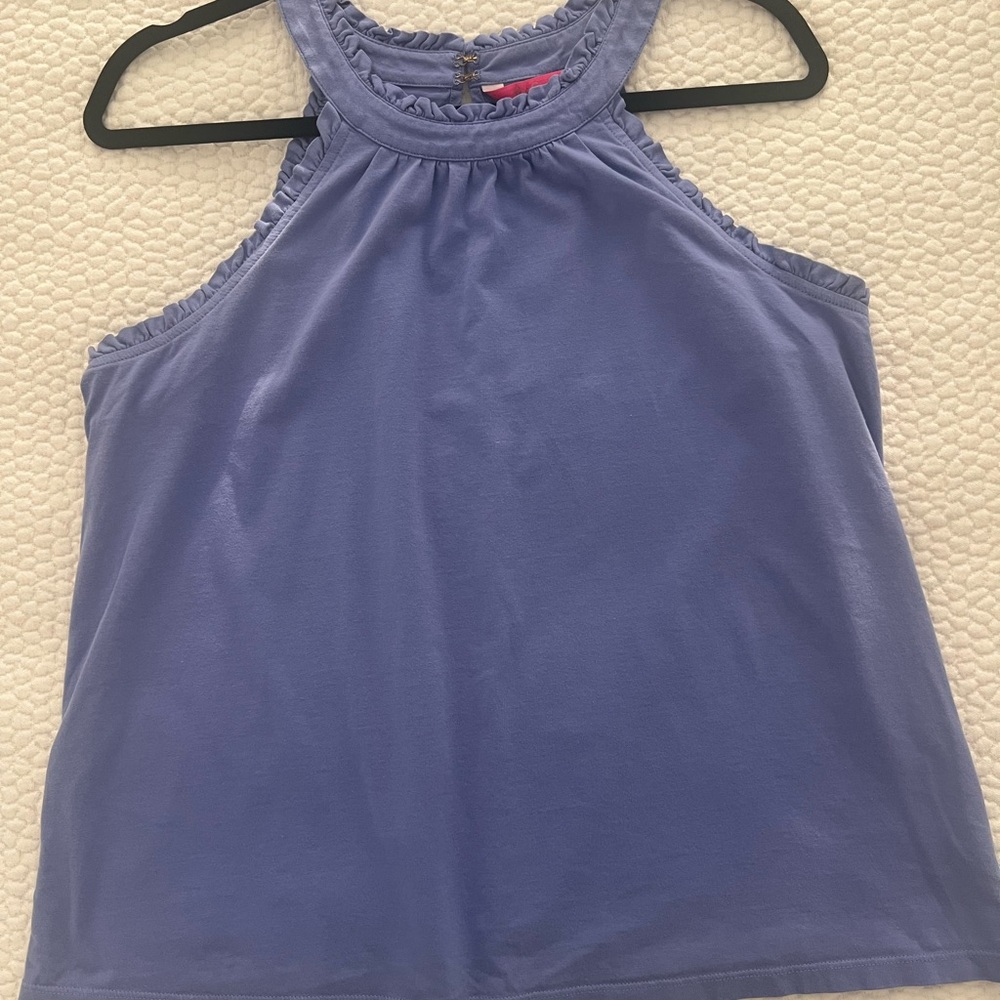 Lilly Pulitzer Purple Tank Top with Sleeveless Design